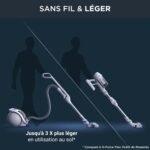 Aspirateur balai sans fil silencieux Rowenta X-Ô 160, puissant et léger