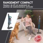 Aspirateur balai sans fil Hoover HF522STP, compact et pratique au quotidien