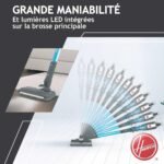 Aspirateur balai sans fil Hoover HF522STP, compact et pratique au quotidien