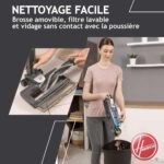 Aspirateur balai sans fil Hoover HF522STP, compact et pratique au quotidien