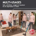 Aspirateur balai sans fil Hoover HF522STP, compact et pratique au quotidien