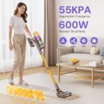 Aspirateur Balai Sans Fil Aodebiao V16 : Puissance et Autonomie Tactile