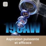 Aspirateur Balai sans Fil Dreame R20 : 90 Min et Détection Saleté