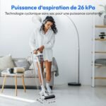 Aspirateur balai laveur sans fil MEDION P400 W : polyvalence et efficacite