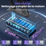 Aspirateur balai sans fil Circlio NOVAX T80 : puissant et endurant