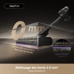 Aspirateur balai sans fil Dreame V20 : précis le long des bords