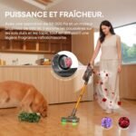 Aspirateur balai sans fil KIPMAX X20 : 50 kPa et 70 min d’autonomie
