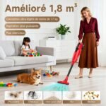Aspirateur balai sans fil TEENO 150W, pratique pour voiture et maison