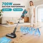 Aspirateur balai sans fil reffmov 60 kPa avec double batterie amovible